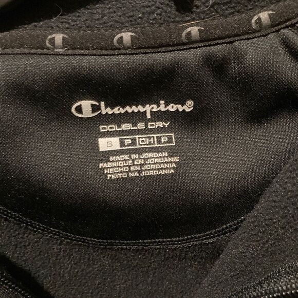 Vintage Champion 3/4 Zip Planet Fitness Sweatshirt Small - Picture 3 of 4